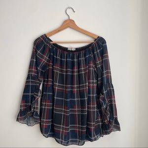 Checkered blouse from Italy 🇮🇹